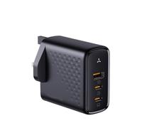 BJdfgE Caricabatterie da Tavolo GaN III 100W Quick Charge 4.0 QC 3. PD USB-C Type C USB Fast Charging(100W U-K Black)
