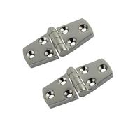 BJdfgE Cerniera for Cinghia for Porta in Fusione di Acciaio Inossidabile 316 da 2 Pezzi con 6 Fori 76mm 102mm lucidatura a Specchio Cerniere Marine ferramenta for Barche(38X76mm)