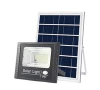 BJdfgE Lampade solari da 75 W Faretti impermeabili for esterni Luci Telecomando Proiettore solare Wall Street giardino Luce