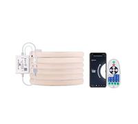 BJdfgE LED Neon Strip Light Wall Touch Wifi Bluetooth 23key Kit di alimentazione for telecomando Dimmerabile 288 Lampada flessibile in silicone(Cold White,Wifi 23key Kit,2m)