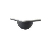 BJdfgE Rotelle in plastica autoadesive Costruzione ondulata Display Cartone resistente all'umidità Blocco di montaggio in nylon Piedino for supporto in cartone(Black 50pcs)