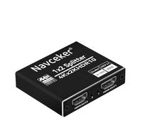BJdfgE Splitter ProAV 4K UHD 2.0 1x2 HDCP HDR for Blu-ray DVD PS4 PS5(ZY-HS20B)