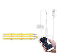 BJdfgE Striscia LED Smart Life APP Controllo dimmerabile 5V USB 320LED Armadio da cucina a parete con luce lineare(Warm white,3 Strip with Wifi,3m)