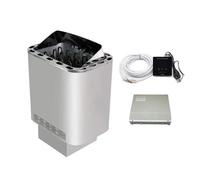 BJdfgE Stufa for Sauna elettrica con Controller Touch Screen Digitale for Mini Stufa for a Vapore Secco da 8KW in Acciaio Inossidabile