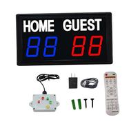 BJdfgE Tabellone segnapunti elettronico Contatore da Basket Mini Digitale for Giochi Competizione Badminton Calcio Tennis