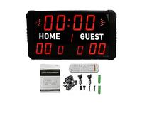 BJdfgE Tabellone segnapunti Portatile in Alluminio con Telecomando, elettronico, Orologio da tiro, Basket e Calcio, 14, 24 Secondi(Suit A)