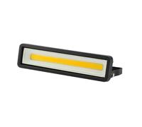BJdfgE Un LED Flood Llight 50W 220 IP65 Impermeabile Paesaggio Custodia for esterni Illuminazione da giardino Lampada parete Riflettore Progetto Proiettore(AC 220-V Warm White,Black - A)