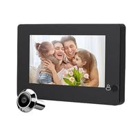 BJdfgE Videocitofono con campanello spioncino fotocamera da 4,3 pollici for visualizzatore digitale della porta d'ingresso dell'appartamento di casa