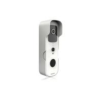 BJdfgE Videocitofono intelligente Campanello for porta con visione notturna impermeabile Telecamera 1080P FHD Citofono visivo digitale for WIFI 2.4G(1X Doorbell)