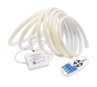BJdfgE Wall Touch COB LED Neon Strip Light Wifi Bluetooth 23key Telecomando Dimmer Kit di alimentazione 5m 10m 20m 40m 0. 240LED/m Flex(Natural White,Blueteeth 23key Kit,4m)