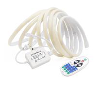 BJdfgE Wall Touch COB LED Neon Strip Light Wifi Bluetooth 23key Telecomando Dimmer Kit di alimentazione 5m 10m 20m 40m 0. 240LED/m Flex(Natural White,23key IR Remote Kit,7m)