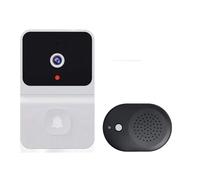 BJdfgE Z30 Telecamera for campanello wireless con Videocitofono di sicurezza domestica intelligente Visione notturna WiFi Campanello for porte(White)