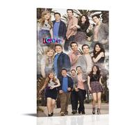 BJHIHSX ICarly, poster decorativo da parete su tela per fan di artisti televisivi, stampa moderna per camera da letto, 20 x 30 cm