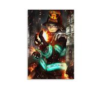 BJHIHSX Poster decorativo da parete a tema anime Fire Force su tela, stampa artistica moderna, per camera da letto, per camera da letto, 60 x 90 cm