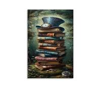 BJHIHSX Poster decorativo da parete del film Alice nel paese delle meraviglie, stampa artistica su tela, poster decorativo moderno per camera da letto, 20 x 30 cm