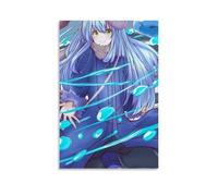 BJHIHSX Poster decorativo da parete su tela a tema anime Rimuru, con stampa artistica moderna su tela, motivo: Quella volta che ho reincarnato come una melma, poster decorativo per camera da letto, 30