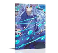 BJHIHSX Poster decorativo da parete su tela a tema anime Rimuru, con stampa artistica moderna su tela, motivo: Quella volta che ho reincarnato come una melma, poster decorativo per camera da letto, 30