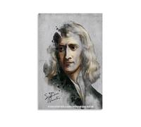 BJHIHSX Poster decorativo da parete su tela con citazioni di Sir Isaac Newton, poster decorativo moderno per la camera da letto, 30 x 45 cm