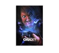 BJHIHSX Poster decorativo da parete su tela con immagine del film "Cult of Chucky", poster decorativo moderno per la camera da letto, 50 x 75 cm