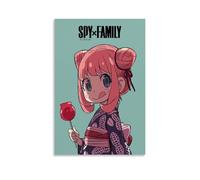 BJHIHSX Poster decorativo da parete su tela con immagine di Anya Forger, motivo famiglia Spy X Comics, poster decorativo moderno per camera da letto, 60 x 90 cm