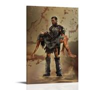 BJHIHSX Poster decorativo da parete su tela con personaggi principali di Spartaco, poster decorativo moderno per la camera da letto, 20 x 30 cm