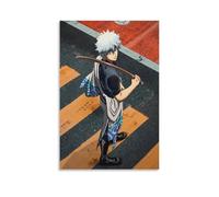 BJHIHSX Poster decorativo da parete su tela con protagonista di Gintama, Sakata Gintoki, poster decorativo moderno per la camera da letto, per la famiglia (20 x 30 cm)
