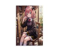 BJHIHSX Poster decorativo da parete su tela, motivo divertente con spy e famiglia di fan di anime, stampa artistica moderna per camera da letto, 20 x 30 cm