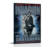BJHIHSX Poster decorativo da parete su tela, motivo "Invasion of the Body Snatchers", poster decorativo moderno per la camera da letto, 50 x 75 cm