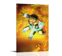 BJHIHSX Poster decorativo da parete su tela, motivo: Shinra Kusakabe, motivo anime Fire Force, poster decorativo moderno per camera da letto, per camera da letto, 20 x 30 cm