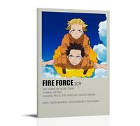 BJHIHSX Poster decorativo da parete su tela, stile minimalista, con personaggi della Forza del Fuoco di Anime, stampa artistica moderna, per camera da letto, per camera da letto, 20 x 30 cm