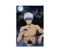 BJHIHSX Sakata Gintoki Gintama Who Is Afraid of Ghosts Poster decorativo da parete su tela, poster decorativo moderno per la camera da letto, per camera da letto, 30 x 45 cm