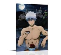 BJHIHSX Sakata Gintoki Gintama Who Is Afraid of Ghosts Poster decorativo da parete su tela, poster decorativo moderno per la camera da letto, per camera da letto, 30 x 45 cm