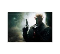 BJHIHSX Stampa artistica da parete su tela, motivo: Hitman Agent 47 personaggi protagonisti dei fan art, poster decorativo moderno per camera da letto, per camera da letto, 60 x 90 cm