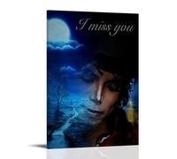 BJHIHSX Stampa artistica da parete su tela, motivo Michael Jackson Singer Collection, poster decorativo per camera da letto, moderno, per camera da letto, 20 x 30 cm