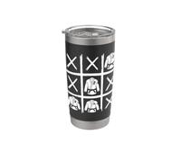 Bjj Jiu Jitsu Vintage Tic Tac Toe Bicchiere termico in acciaio inox doppia parete