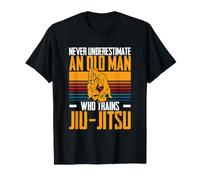 BJJ Non Sottovalutare mai Un Vecchio Che Allena Il Jiu Jitsu Maglietta