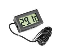 BJKYTMLM 10 pz Mini Digitale Termometro di Temperatura for Frigoriferi Congelatori Dispositivi di Raffreddamento Acquario refrigeratori Mini 1 M Sonda Nera