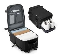 BJLFS Borse da Cabina per Ryanair 40x20x25 Bagaglio a Mano Zaino da viaggio aere,Zaino Easyjet 45x36x20,Zaino Casual per laptop da 14 pollici per scuola,Nero