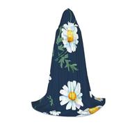 BJNGHKLN Halloween Piano Lunghezza Con Cappuccio Del Capo Daisy Stampa Lungo Con Cappuccio Mantello Per Teen