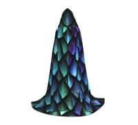 BJNGHKLN Halloween Piano Lunghezza Con Cappuccio Mantello Magico Modello Stampa Lungo Con Cappuccio Mantello Per Teen