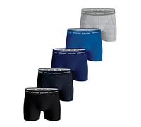 Björn Borg 9999-1026-70101 Cotton Stretch Boxer 5p Boxer da Uomo Black, Melange, Blue, Navy Blue XS