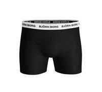 BJÖRN BORG Boxer nero / bianco, Taglia L