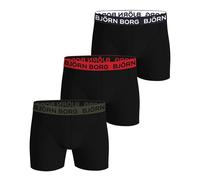 Björn Borg Boxer Uomo, 3er Pacco - Cotone Elasticizzato Costume, Grande Logo, Un