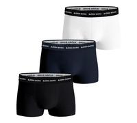 Björn Borg Cotton Stretch Trunk 3P Boxer Uomini in multicolore, Taglia: XXL
