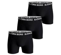 Björn Borg Essential Boxer 3P Corti, Confezione Multipla 1, M (Pacco da 3) Uomo