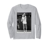 Björn Borg in azione al torneo di tennis di Wimbledon 1980 Maglia a Manica