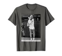 Björn Borg in azione al torneo di tennis di Wimbledon 1980 Maglietta
