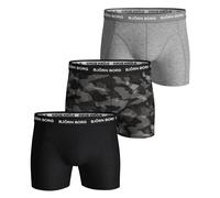 BJÖRN BORG Pantaloncini intimi sportivi grigio / grigio scuro / nero / bianco Uomo BJÖRN BORG L