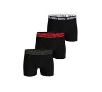 BJÖRN BORG Pantaloncini intimi sportivi grigio scuro / rosso / nero / bianco Uomo - Premium - Biancheria e abbigliamento da mare - Intimo - Mutande - Boxer attillati BJÖRN BORG L