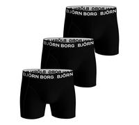 Björn Borg Stretch Boxer Confezione Da 3 Uomini - Nero, Taglia: XL